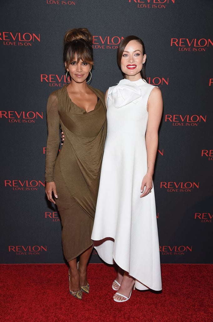 Halle Berry and Olivia Wilde at Revlon Event 2015