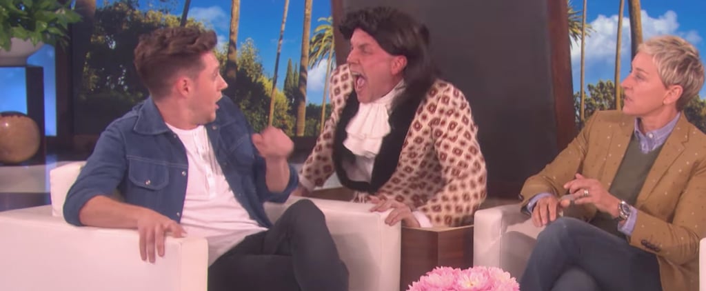 Ellen DeGeneres Scaring Niall Horan Video