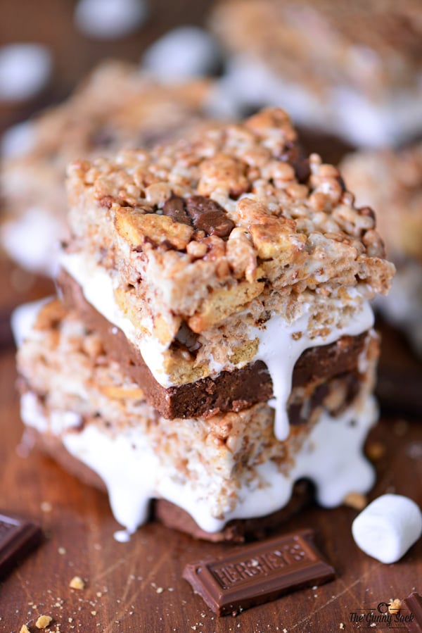 S'mores Rice Krispies Treats