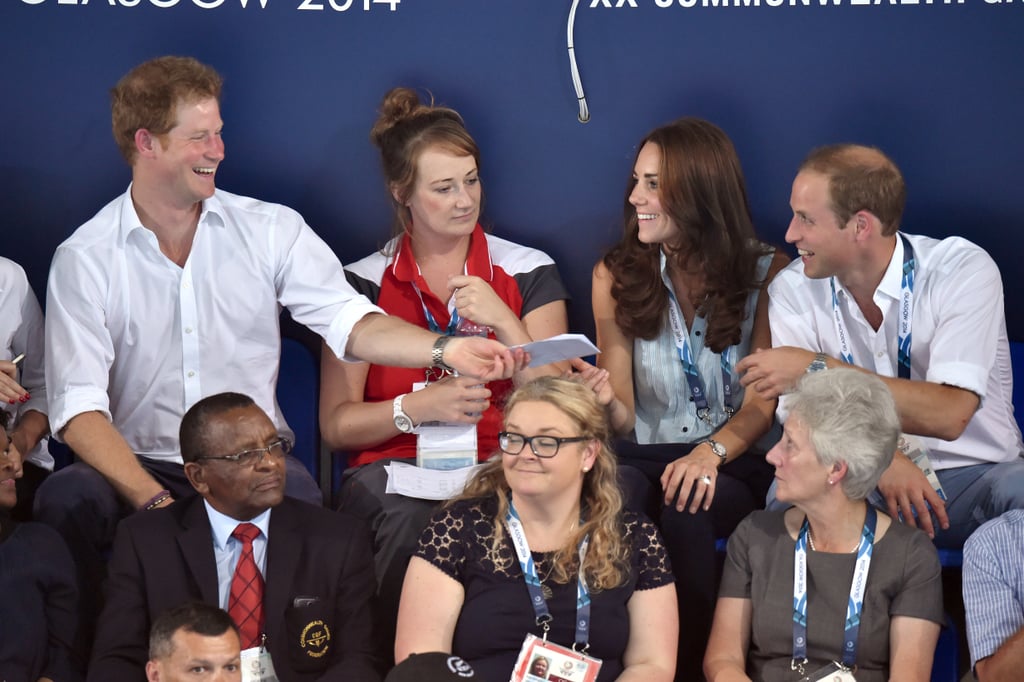The Duke and Duchess of Cambridge at Commonwealth Games 2014