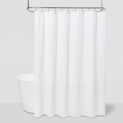 Threshold Waffle Shower Curtain