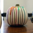Put Down the Carving Tools, This Marbled-Pumpkin DIY Is the New Jack-o'-Lantern