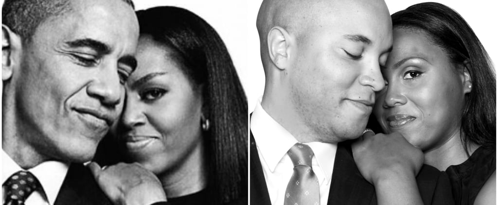 Couple Re-creates Obama Photos For Engagement Shoot