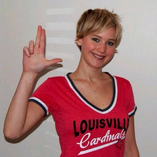 Jennifer Lawrence in Louisville Cardinals Gear | Picture