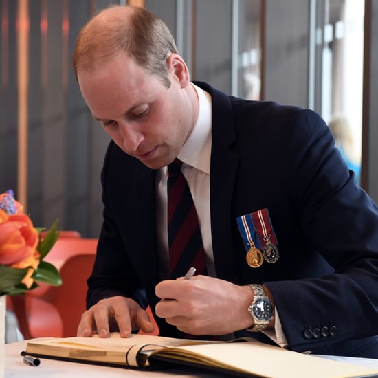 Prince William at Remembrance Centre March 2017