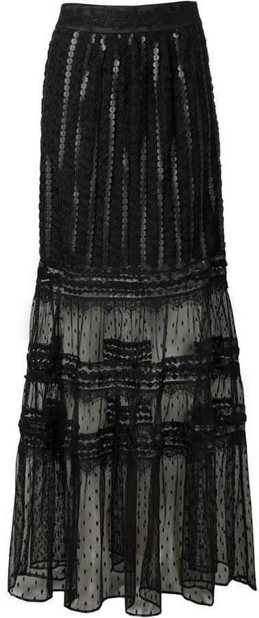 Alice by Temperley Misty Long Skirt | Long Skirts For Fall and Winter ...