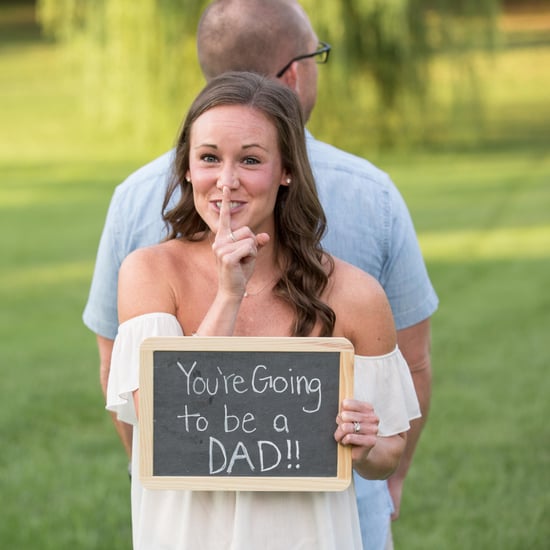 Chalkboard Surprise Pregnancy Reveal