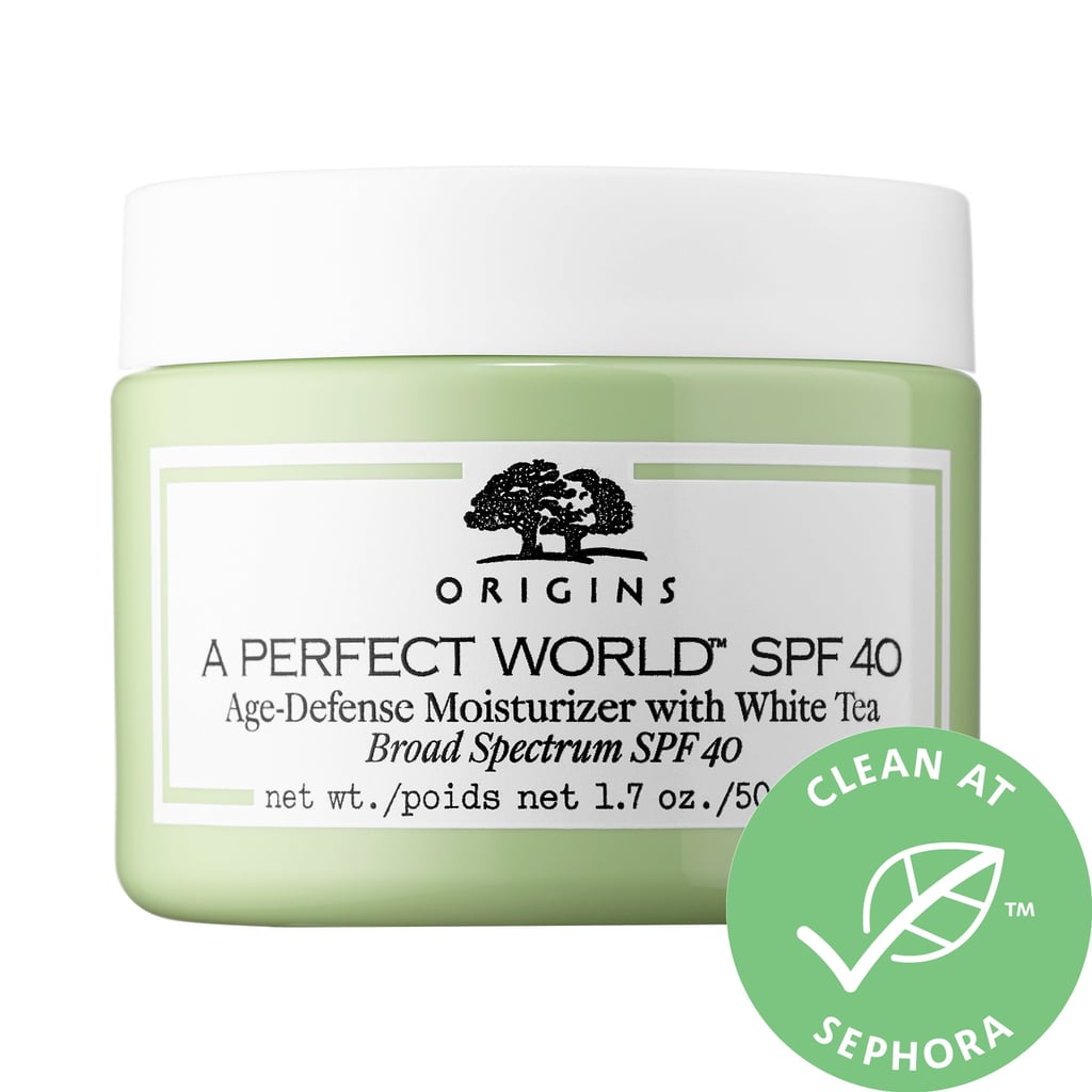 Morning, Step 6: Origins A Perfect World SPF 40 Age-Defence Moisturiser