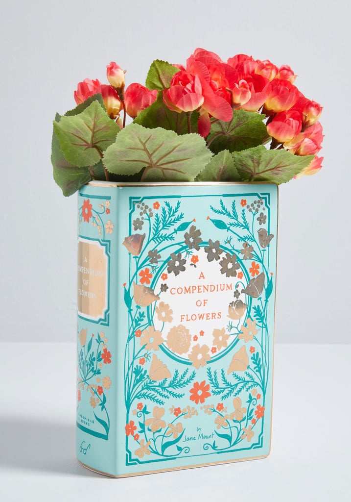 Chronicle Books A Compendium of Flowers Ceramic Vase