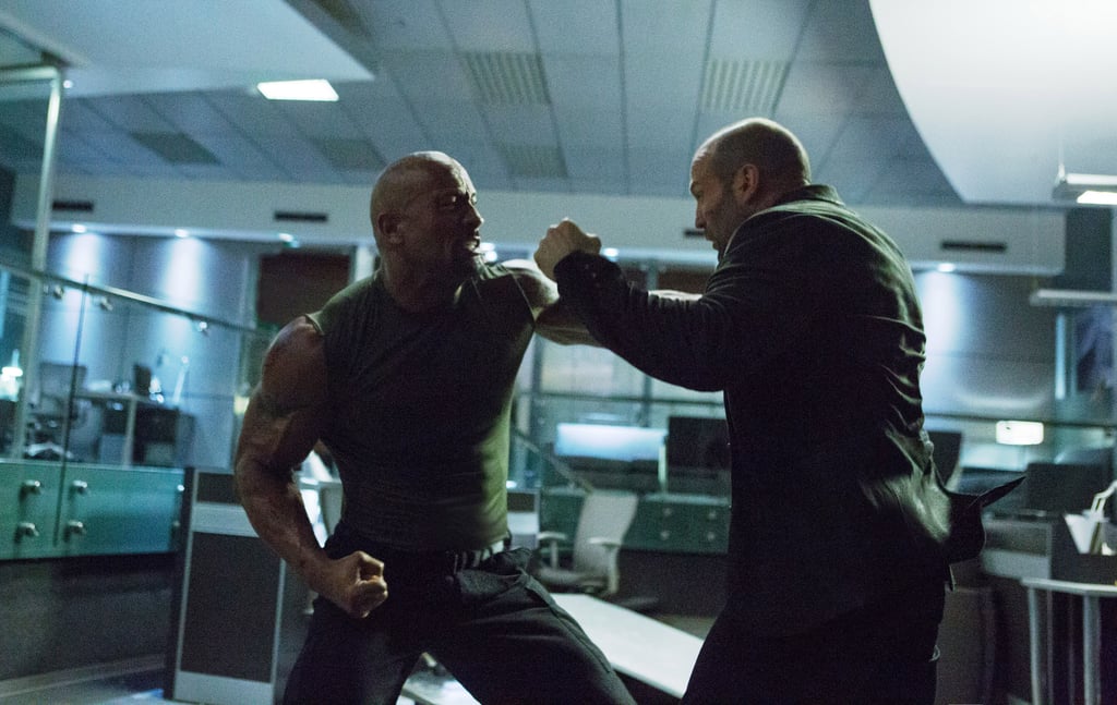 Dwayne Johnson and Jason Statham got into a heated fight in Furious 7.
