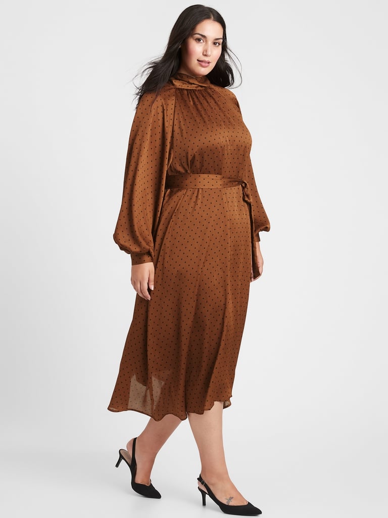 Banana Republic Crinkle Midi Dress