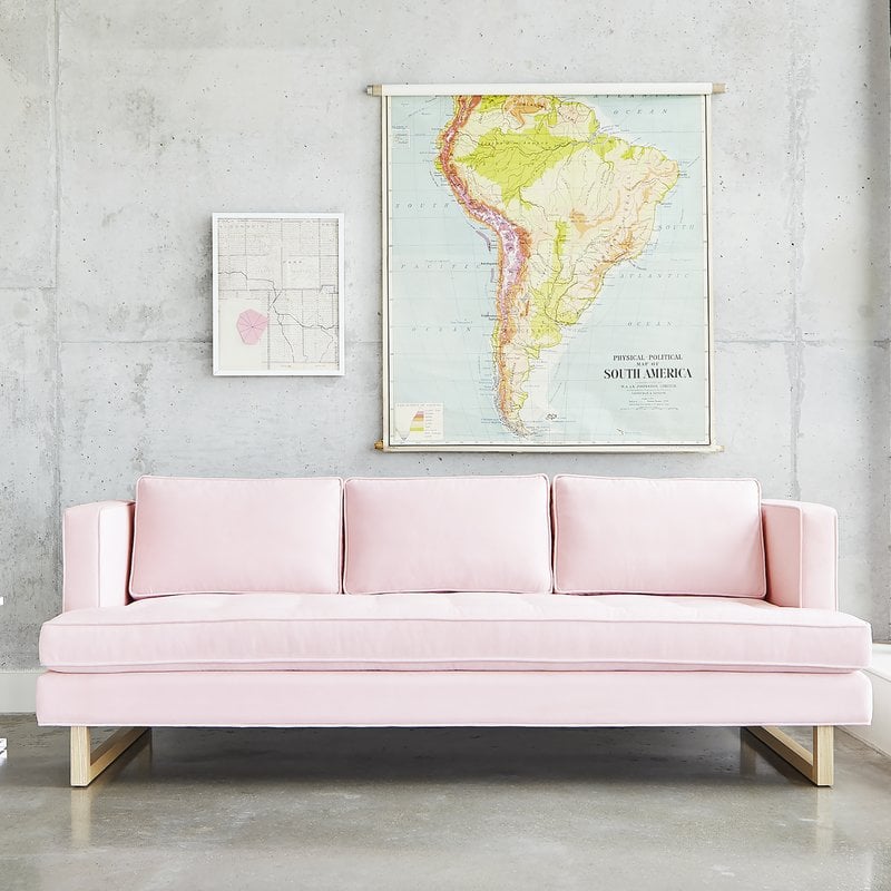 Gus Modern Aubrey Sofa Best Pink Couches POPSUGAR Home Photo 7