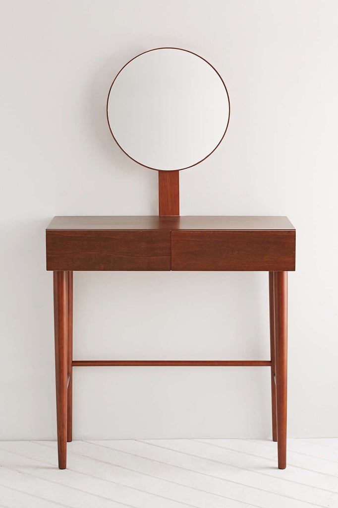 This sleek and versatile vanity ($349) includes a detachable mirror, so you can easily use it as a desk or console — perfect for apartment living! 
— AE