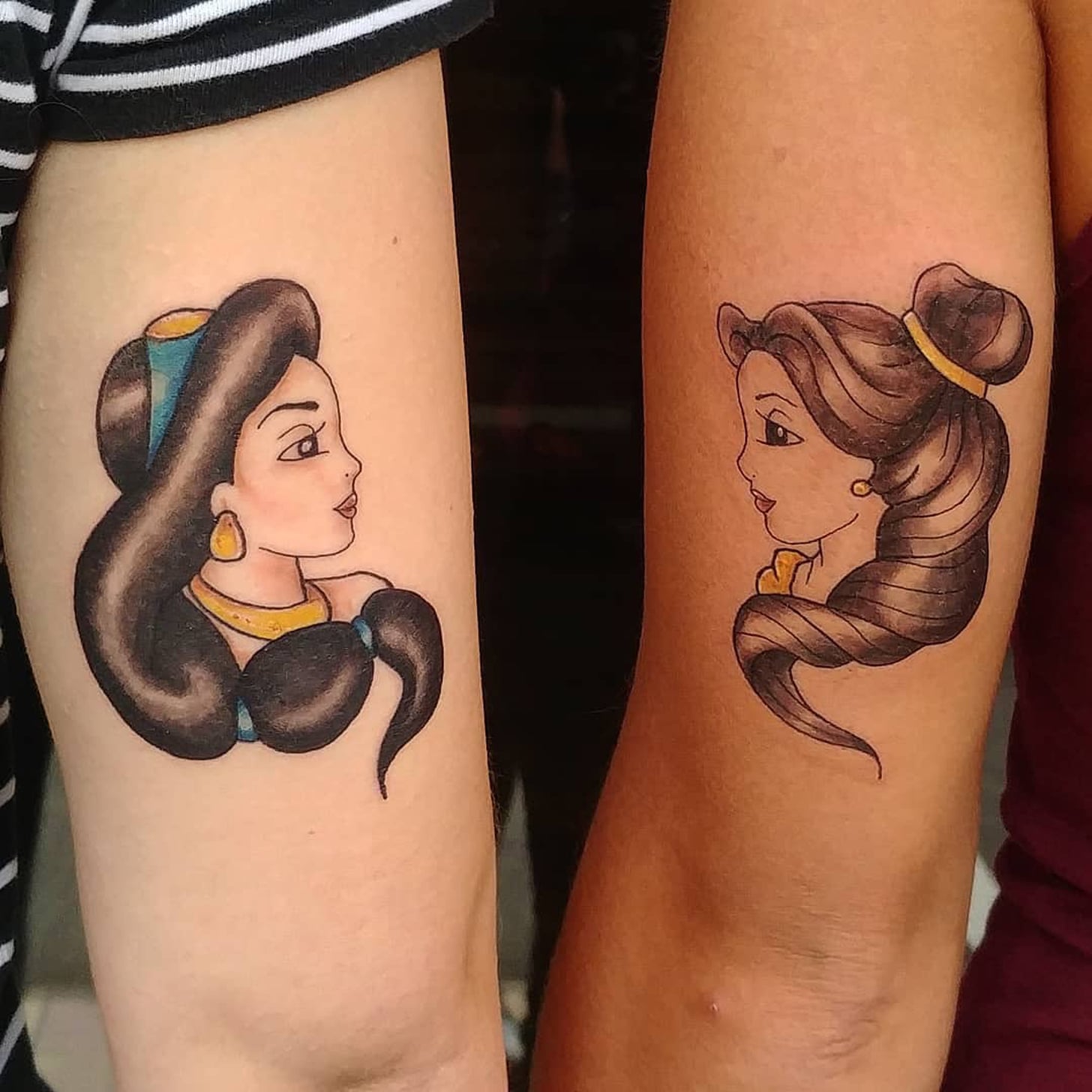 snow white drawing tattoo