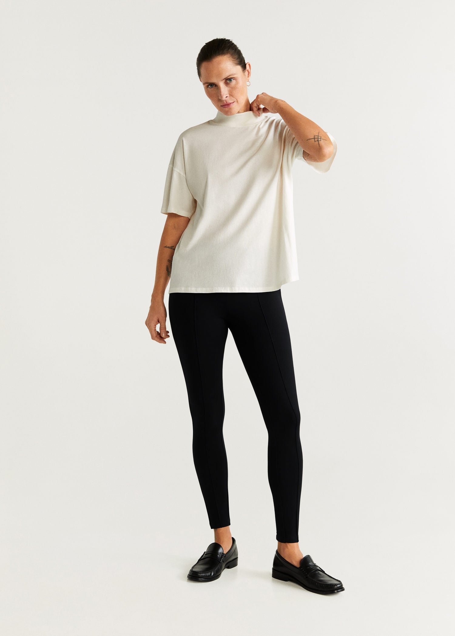 Mango Decorative Seam Leggings Leggings Are Pants Here S How