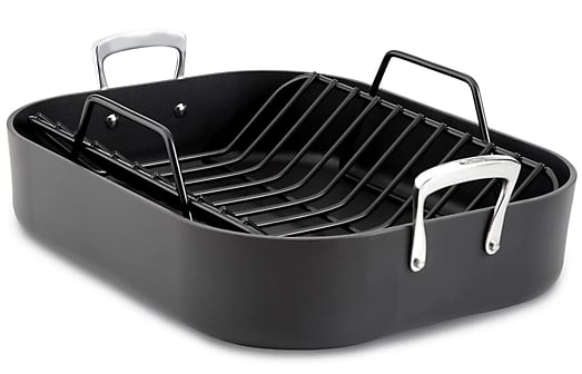 All-Clad B1 Hard Anodized Nonstick Roaster With Rack