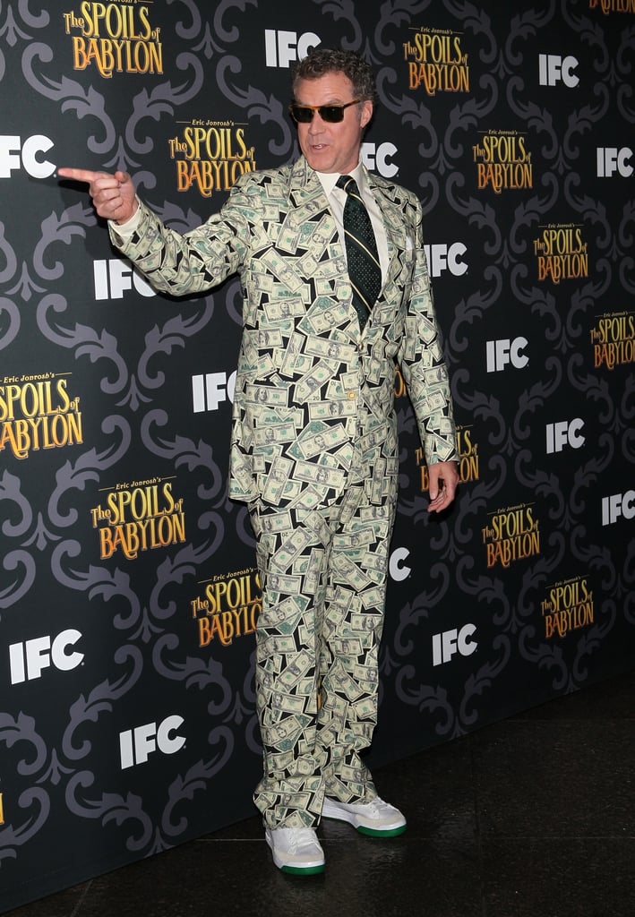 Will Ferrell looked like a million bucks when he attended the premiere of The Spoils of Babylon in LA on Tuesday.