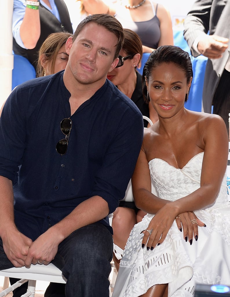 Channing Tatum and Jada Pinkett Smith Miami Hall of Fame