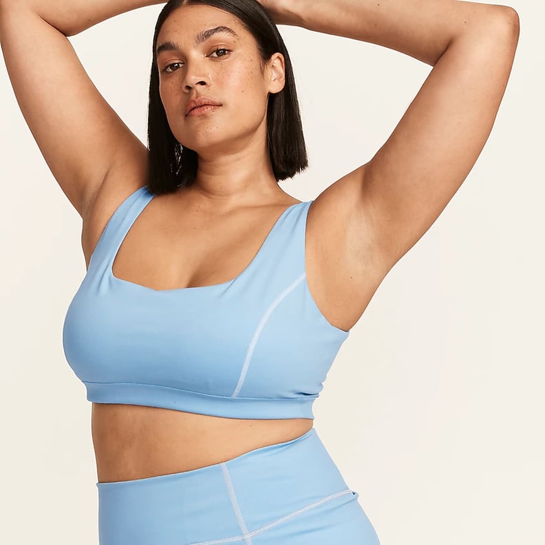 A Medium-Support Sports Bra: J.Crew CloudStretch Scoopneck Sports Bra