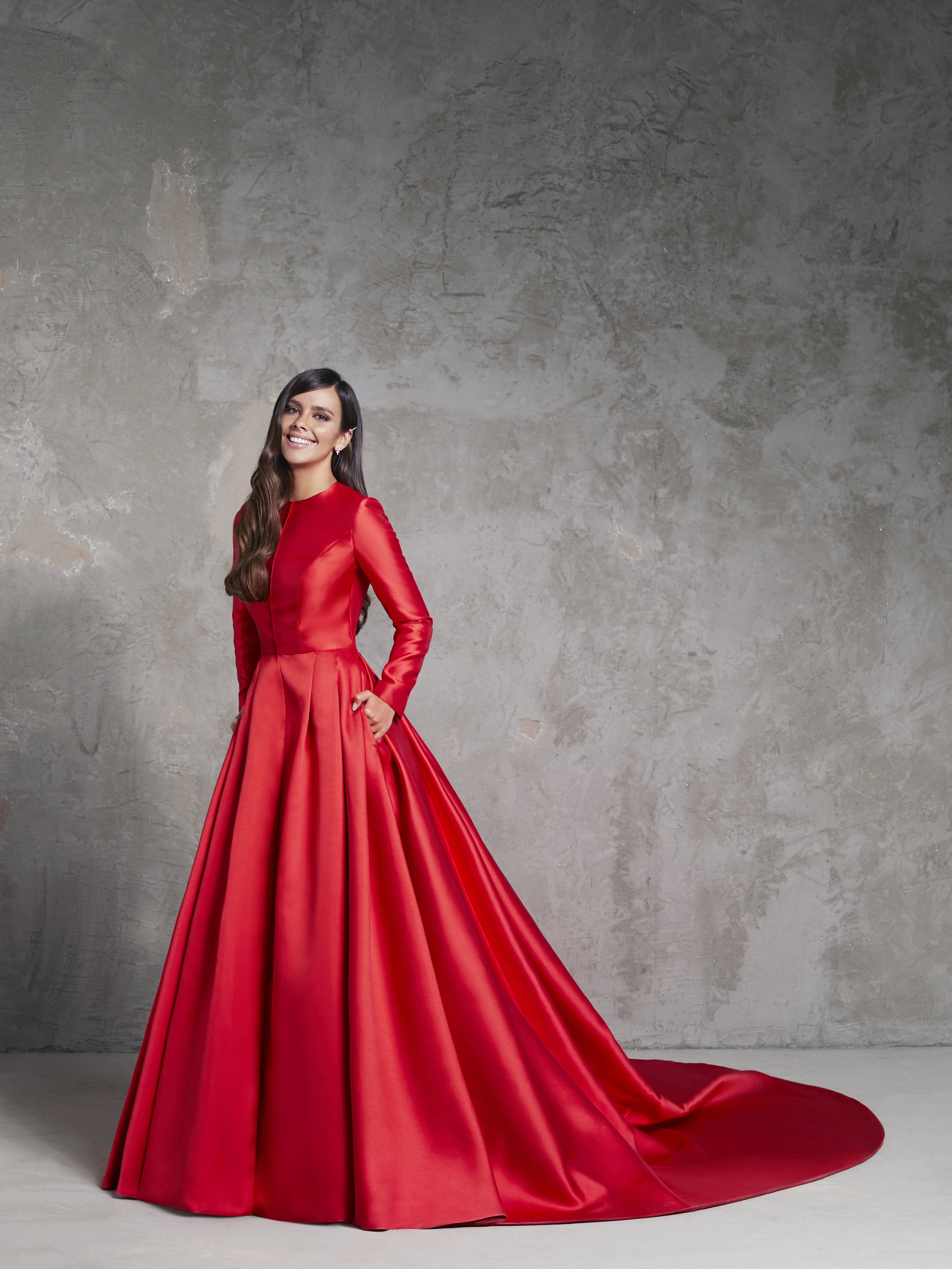 open lace back dress 2024 Long Red Sequins Prom Dress with Slit – loveangeldress main image 1