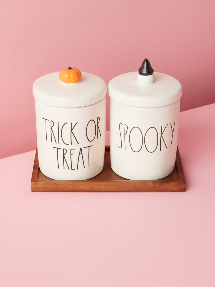 A Kitchen Haunt Rae Dunn Trick Or Treat Cotton Jar Set Best
