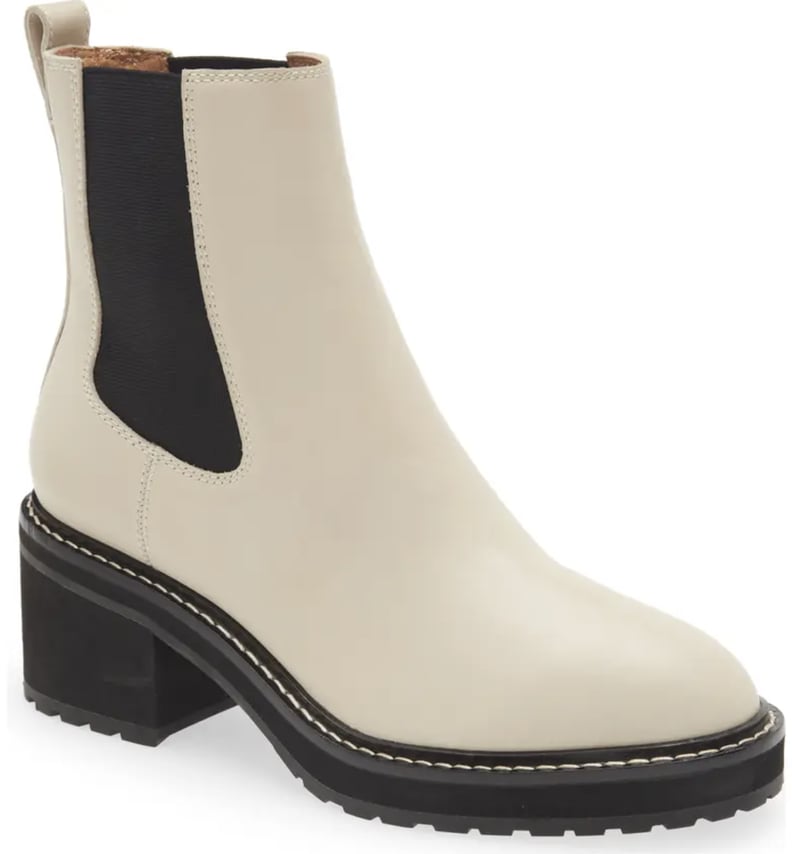 White Chelsea Boots