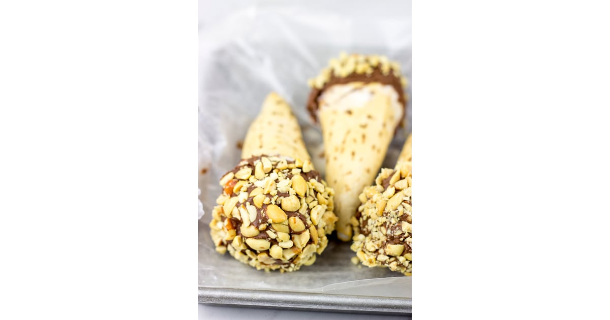 Chocolate Peanut Butter Ice Cream Cones Homemade Ice Cream Cone and Bowl Recipes POPSUGAR