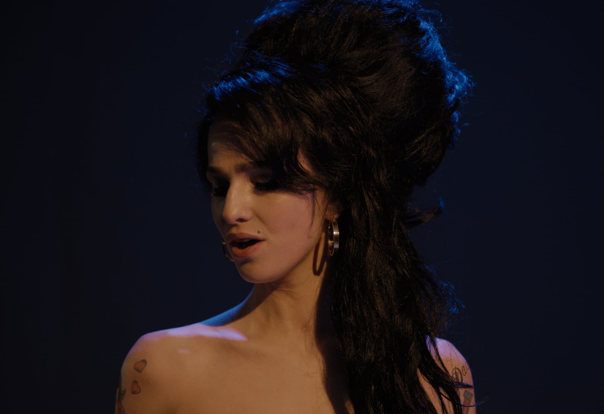 Marisa Abela stars as Amy Winehouse in director Sam Taylor-Johnson's BACK TO BLACK, a Focus Features release. Credit : Focus Features