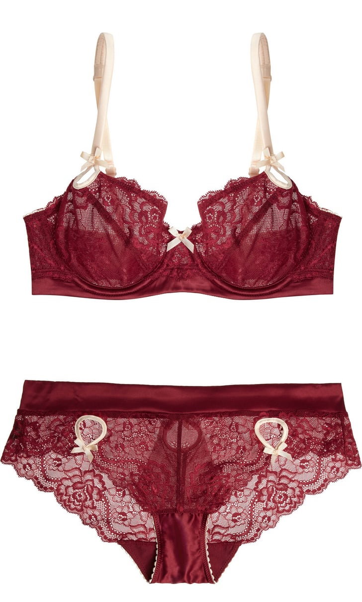 Elle Macpherson Red Exotic Plume Lace Lingerie | Valentine's Day Gifts ...