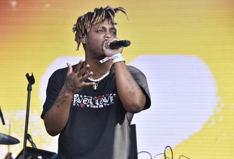 MANCHESTER, TENNESSEE - JUNE 15: Juice WRLD performs during the 2019 Bonnaroo Music & Arts Festival on June 15, 2019 in Manchester, Tennessee. (Photo by Tim Mosenfelder/Getty Images)