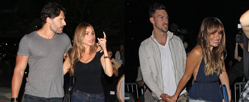 Celebrities at Justin Timberlake's LA Concert 2014