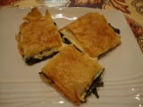 Mustard Green and Cheeze Filo Pie