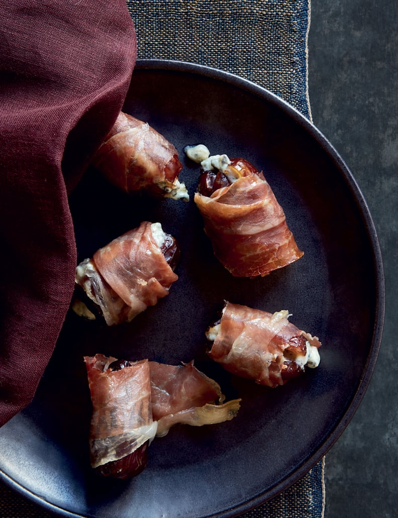 Antoni Porowski's The Perfect Bite — Medjool Dates With Blue Cheese, Marcona Almonds, and Prosciutto