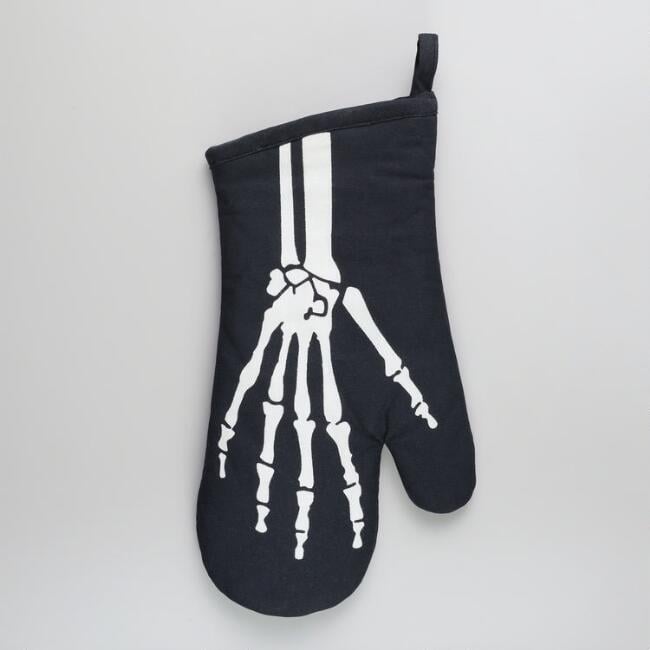 Skeleton Oven Mitt