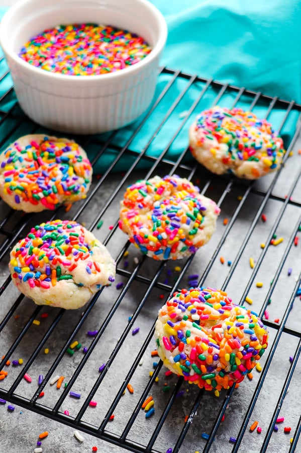 Funfetti Cake Mix Cookies