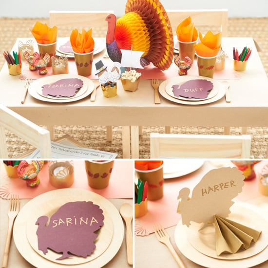 Create a Turkey-rific Kids' Table