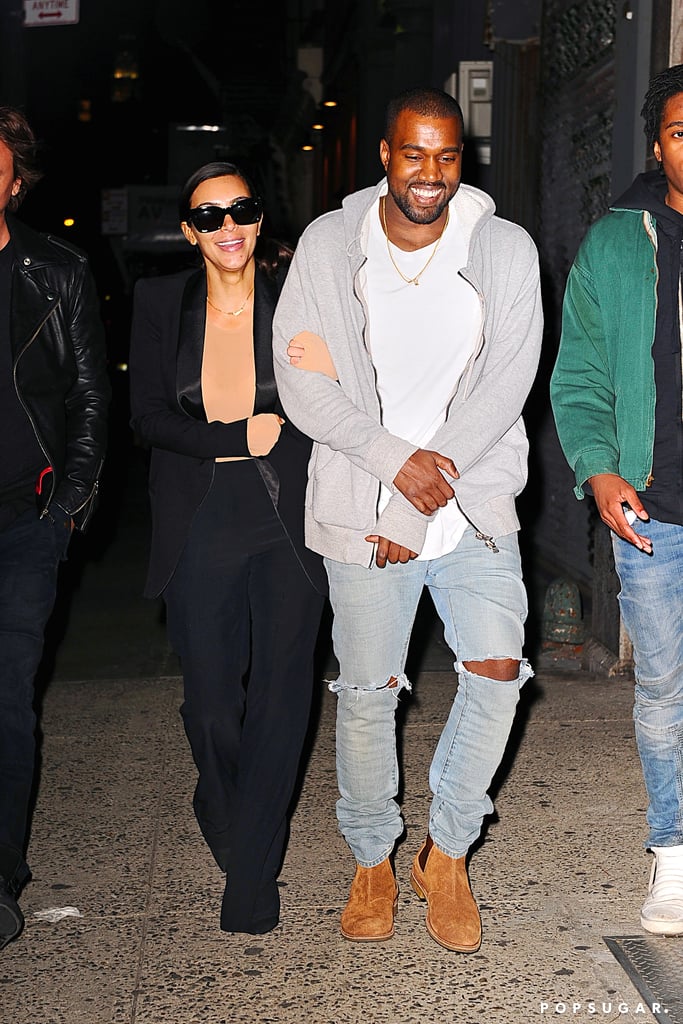 Kim Kardashian and Kanye West Before Met Gala 2014
