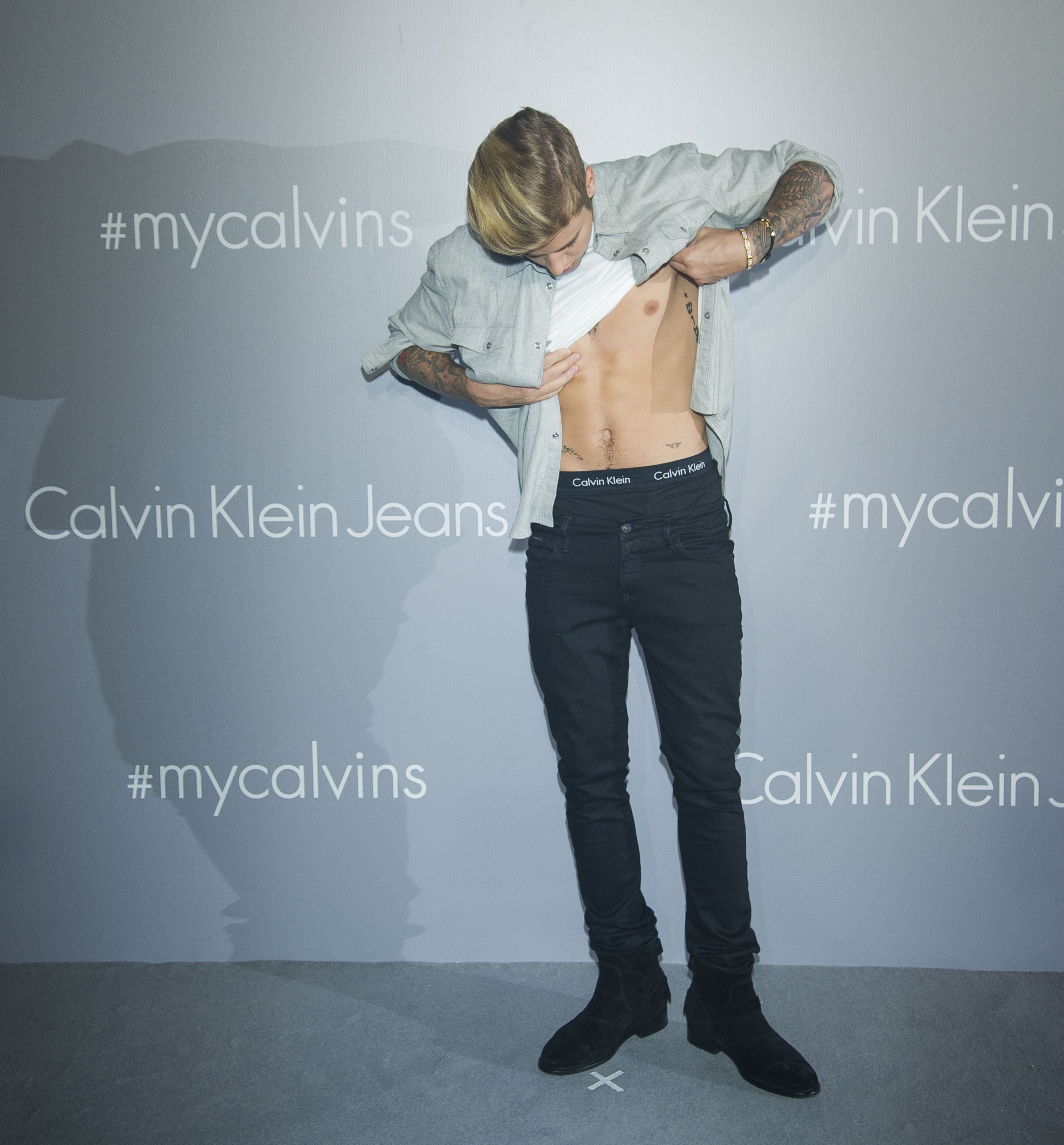 Justin Bieber Calvin Klein Underwear Spring 2015 