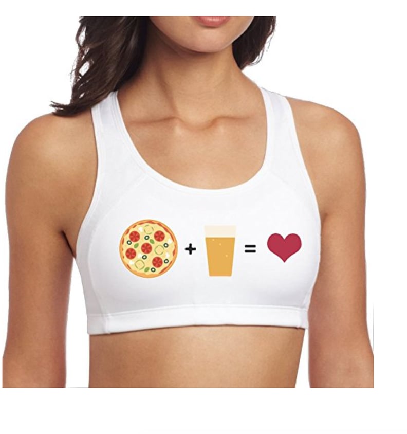 Pizza + Beer = Love Women's Sports Bra