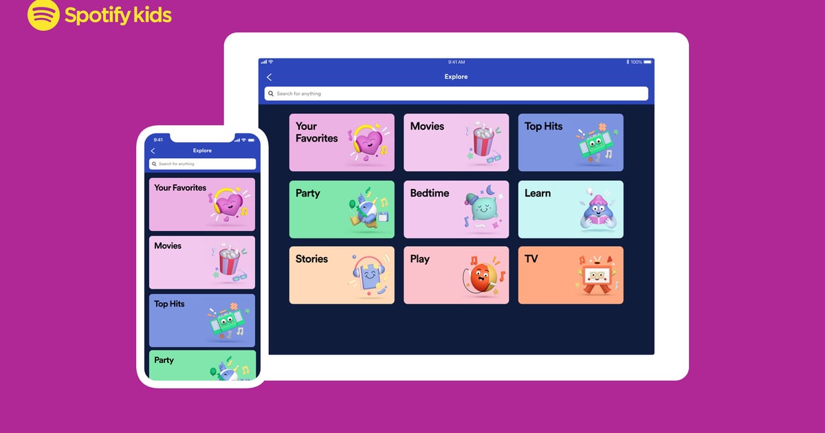 Spotify family apps