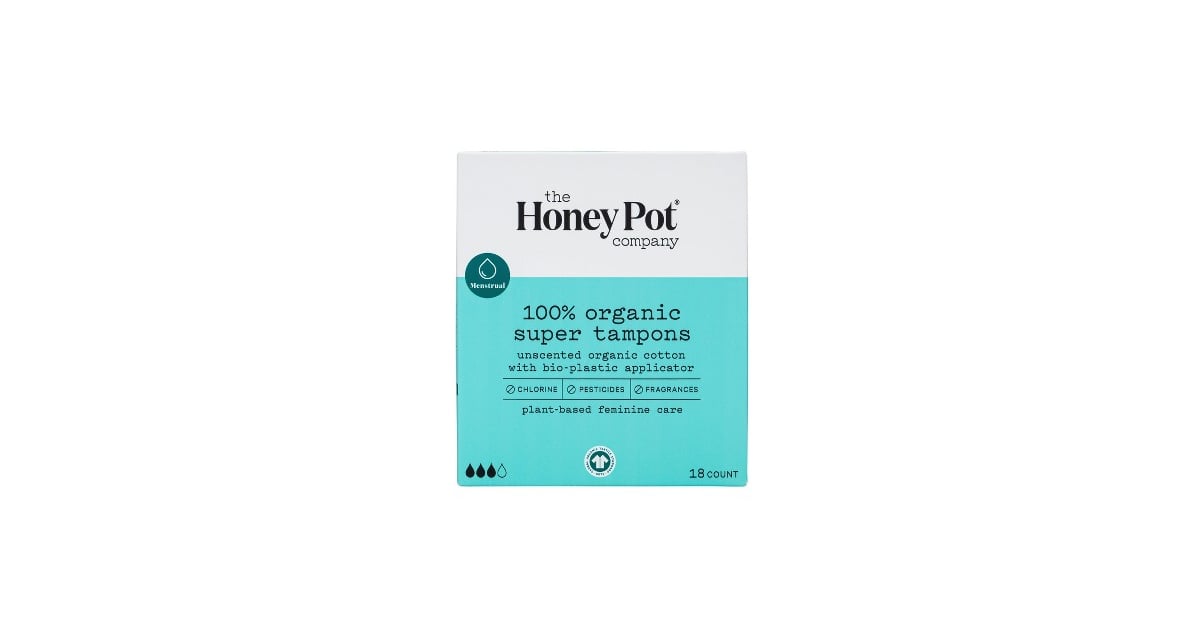 The Honey Pot 100 Organic Super Tampons The Best Honey Pot Products
