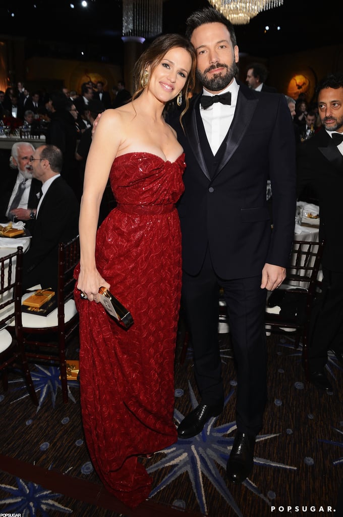 Jennifer Garner and Ben Affleck were glowing at the Globes in January 2013. Jennifer Garner and Ben Affleck were glowing at the Globes in January 2013.