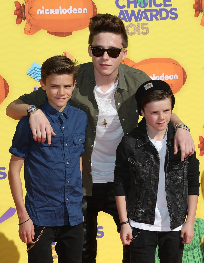 Brooklyn, Romeo, and Cruz Beckham