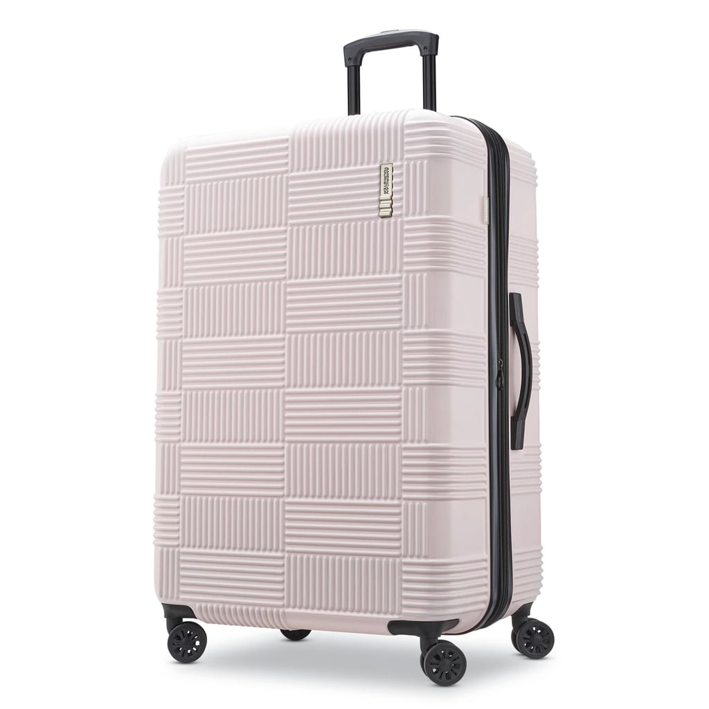 American Tourister 28Inch Checkered Hardside Suitcase in Pink Best