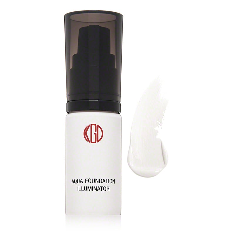 "Gotta get that glow hunnay! The holidays call for some extra glow and what better way to glow than with an illuminator. I love using this to get that extra sparkle without the excessive glitter. It gives you that soft natural glow. " 
Kohgendo Aqua Foundation Illuminator ($39)