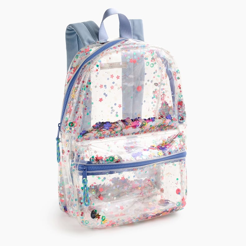 J.Crew Clear Sequin Backpack