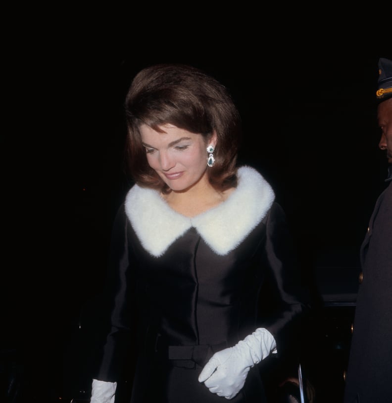 Jackie Kennedy at the Mark Hellinger Theater in 1965