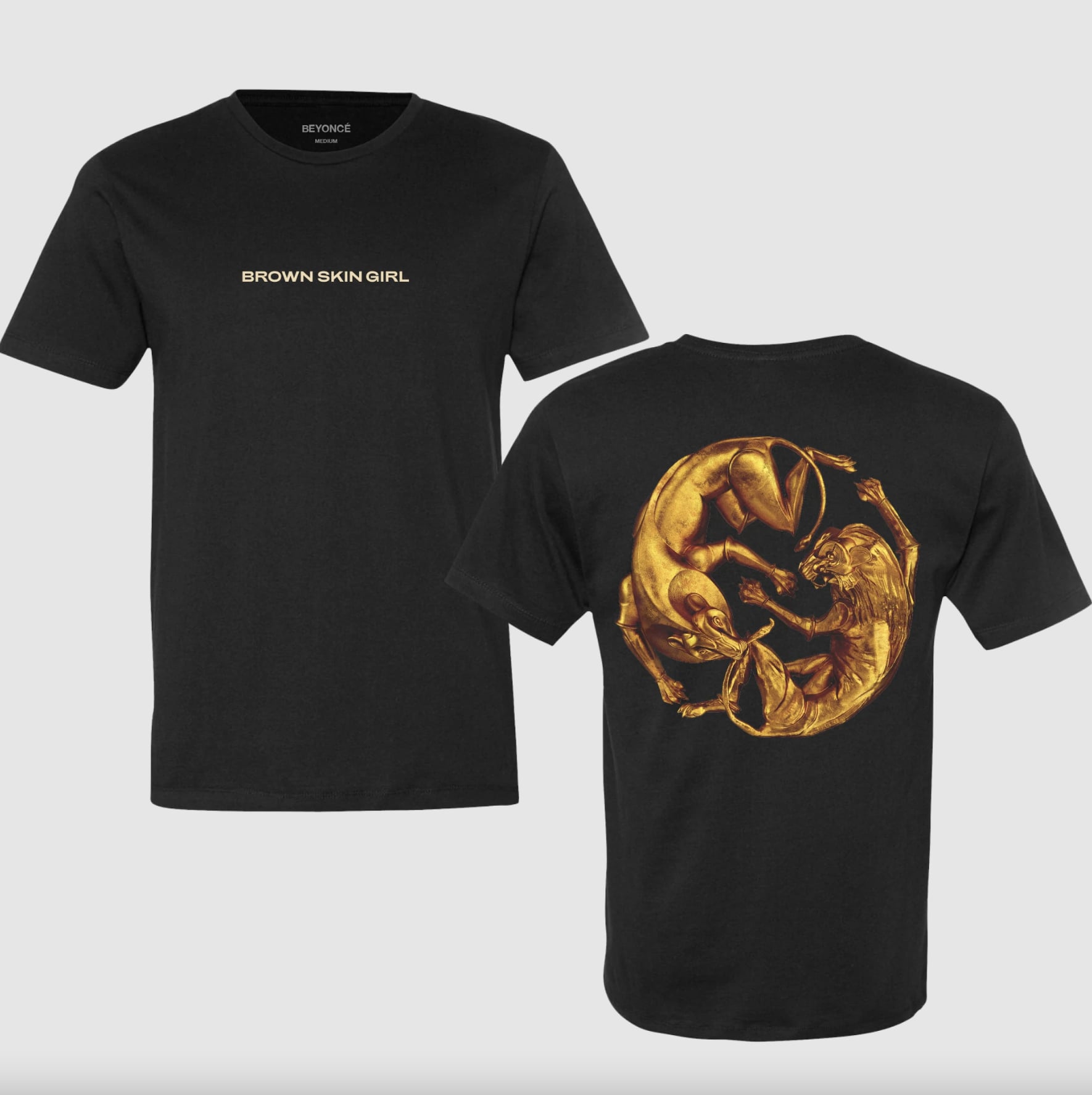 brown skin girl tee