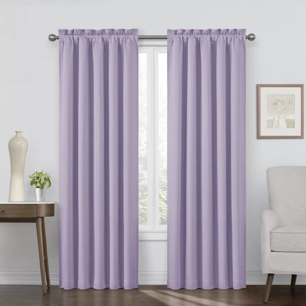 Wade Logan Roger Solid Blackout Thermal Rod Pocket Single Curtain Panel