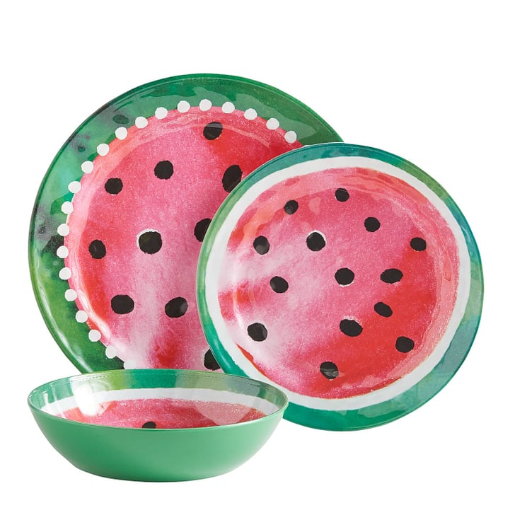 Watermelon Melamine Dinnerware Cheap Outdoor Decor From Pier 1